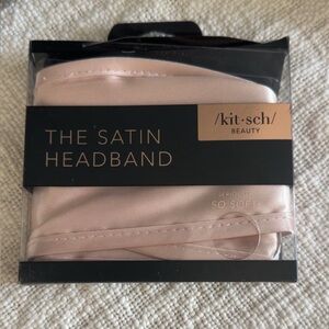 Kitsch Satin Headband in Elegant Rose Gold, for a good night sleep.